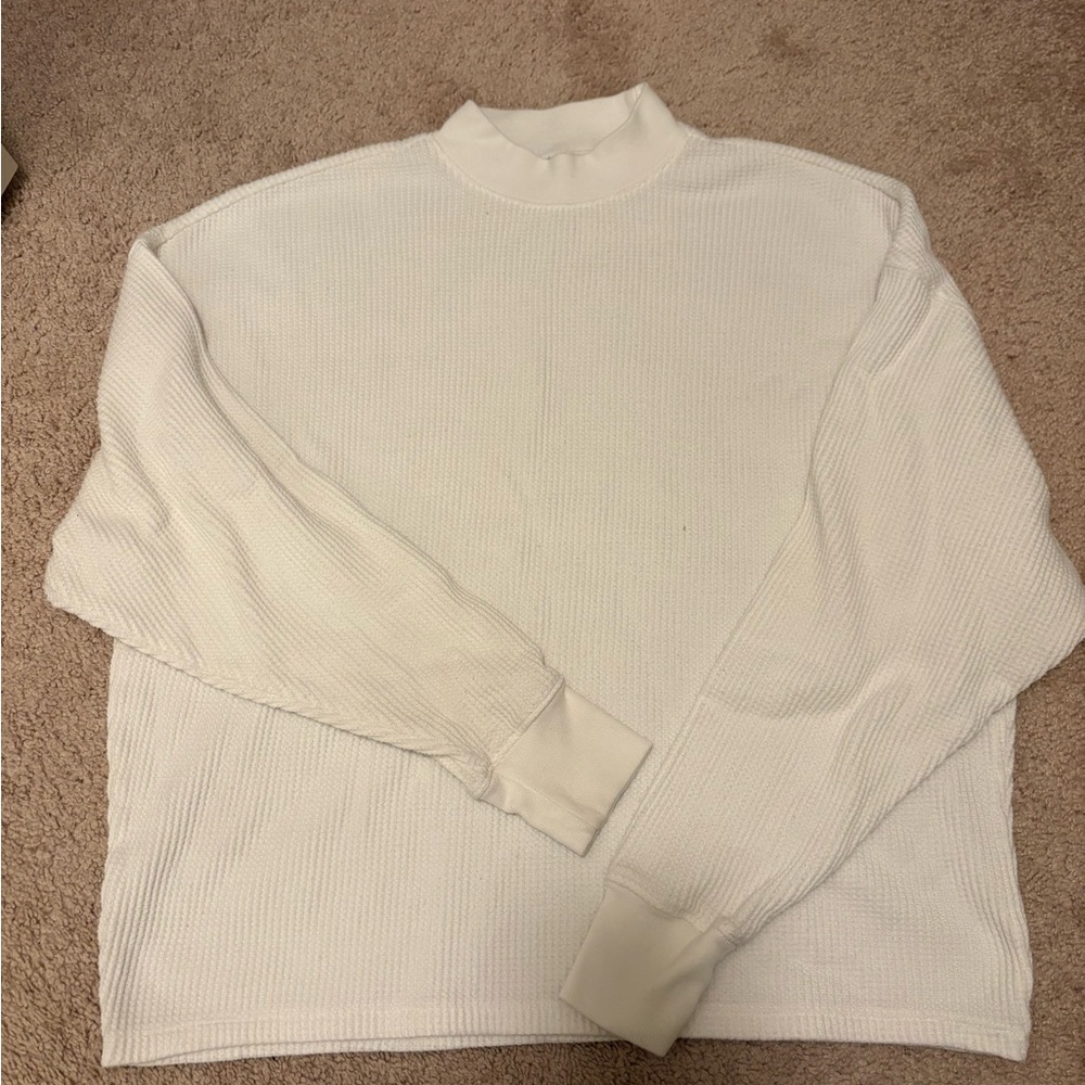 Abercrombie & Fitch Waffle Mockneck